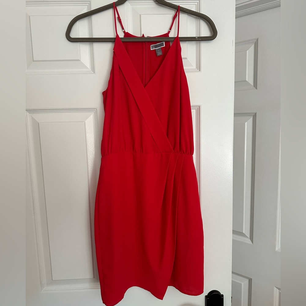 Coral mini dress. Only worn once.
